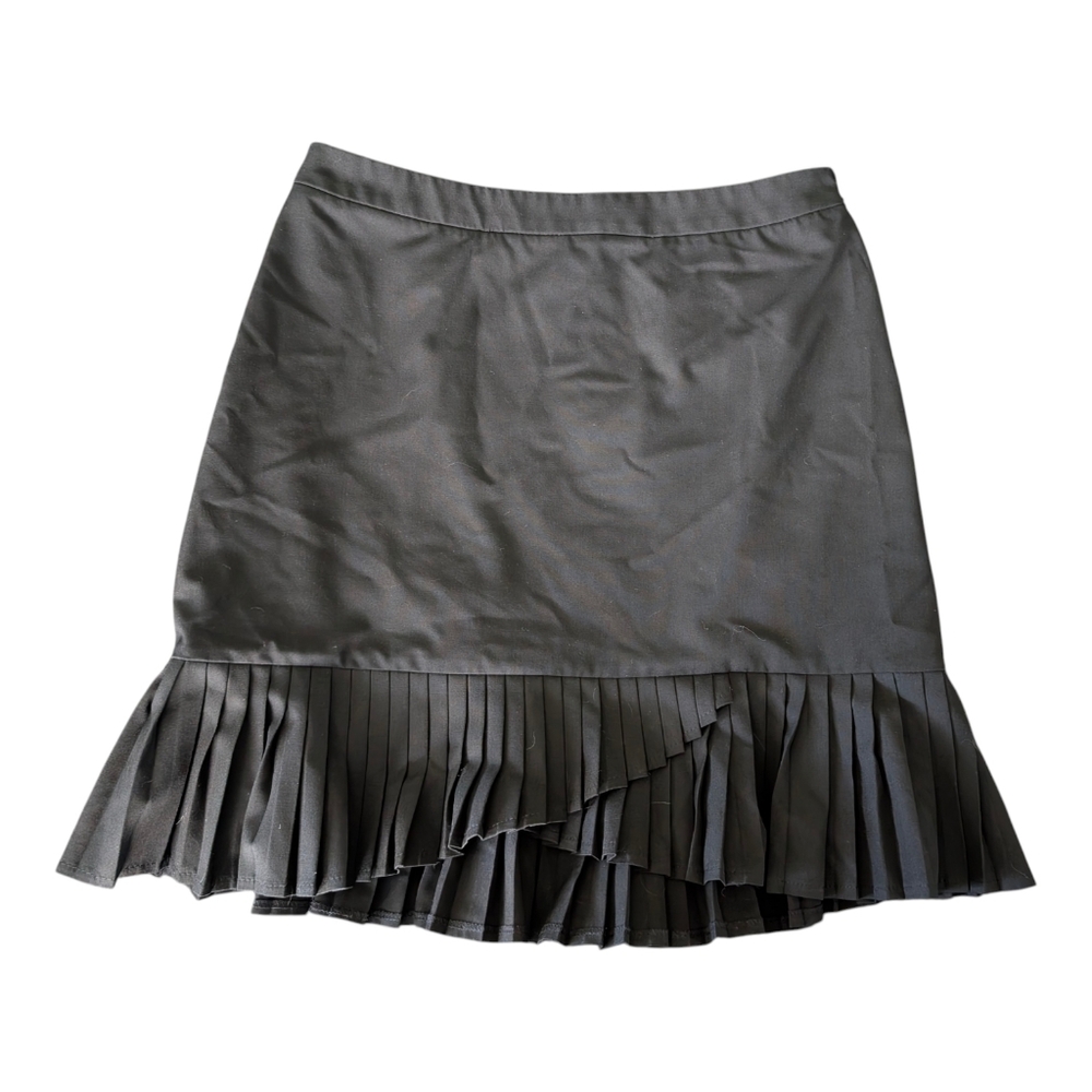 Y2k The Limited Black A-Line Skirt with Pleated Hem | Size: 4